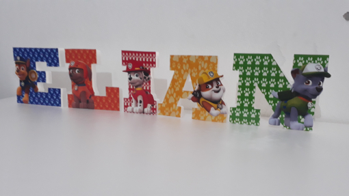 Letras de 15cm