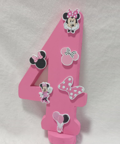 Numeros de 30cm con apliques