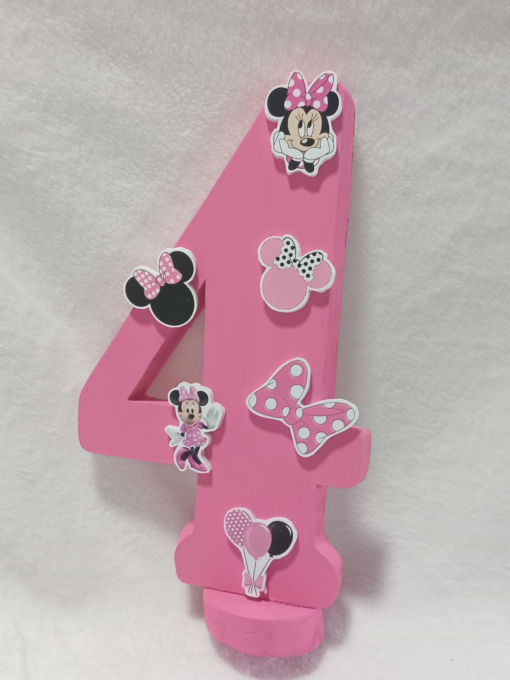 Numeros de 30cm con apliques