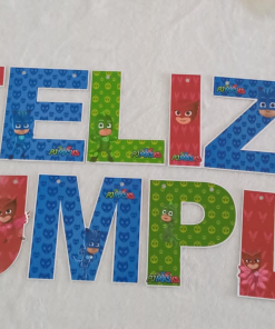 Banderin forma de letra