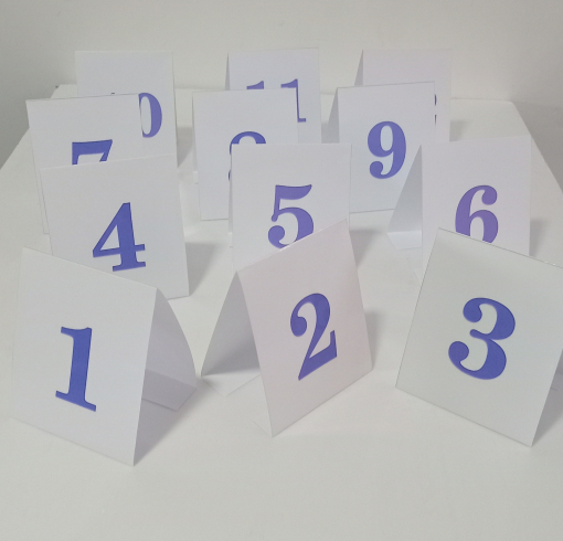 Numeros de Mesa Impresos