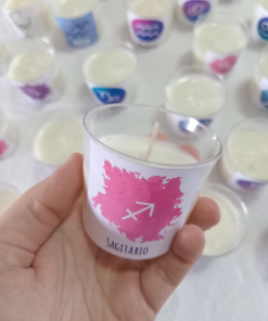 Vela de soja en vasito