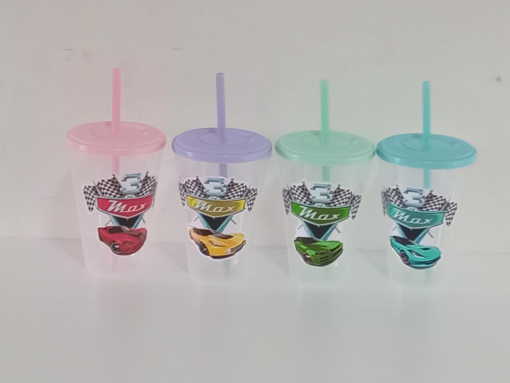 Vasos transparentes con sorbete - Imagen 2