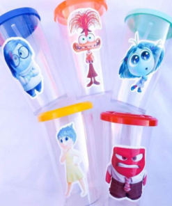 Vaso Acrilico con sorbete