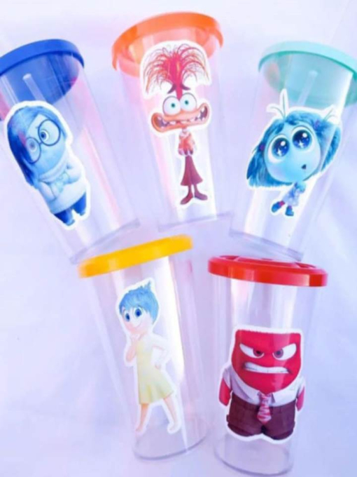 Vaso Acrilico con sorbete
