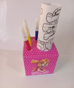 Cajita porta dibujo y lapices