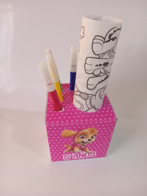 Cajita porta dibujo y lapices